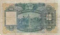 Hongkong 10 Dollars - Woman and arms - Building - Serial DJ - 1955
