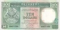 Hongkong 10 Dollars Arms - HSBC - 1991