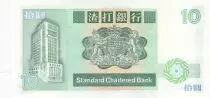 Hongkong 10 Dollars Standard Chartered Bank - Carp - 1991