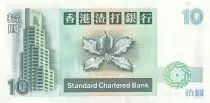 Hongkong 10 Dollars Standard Chartered Bank - Carp - 1993