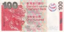Hongkong 100 Dollars, Mythological horse (unicorn) - 2003