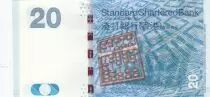 Hongkong 20 Dollars - Standard Chartered Bank - 2016