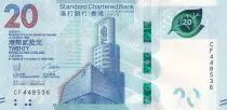 Hongkong 20 Dollars - Standard Chartered Bank - 2021 - P.NEW