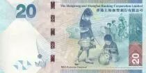 Hongkong 20 Dollars, Head of Lion - HSBC - Mid-Autumn Festival - 2012 - UNC - P .212