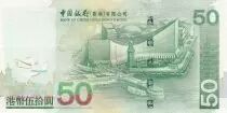 Hongkong 50 Dollars, Bank of China- Airport - 2008 - UNC - P.336