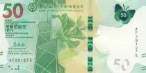 Hongkong 50 Dollars, Bank of China Tower - Butterfly - 2018 (2020) - UNC