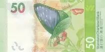 Hongkong 50 Dollars, Standard Chartered Bank - Butterfly - 2018 (2020)