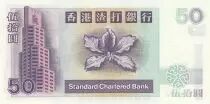 Hongkong 50 Dollars, Standard Chartered Bank - Lion - UNC