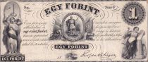 Hongrie 1 Forint - Uniface - ND (1852) - P.S141