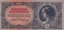 Hongrie 10000 Pengo - Femme - Armoiries - 1946 - P.126