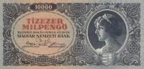 Hongrie 10000 Peng&ouml; - Portrait de femme - 1945