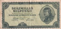 Hongrie 100000000 Pengo - Femme -  1946 - P.124
