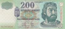 Hongrie 200 Forint - K&aacute;roly R&oacute;bert - Ch&acirc;teau de Di&oacute;sgy?r - 1998 - S&eacute;rie FA
