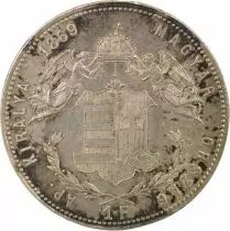 Hongrie François Joseph I - Forint Argent - 1869 GY F Alba Iulia