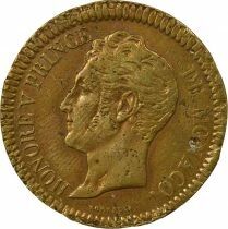 Honore V - Decime, Large Head - 1838 Mc