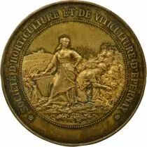 Horticulture Society of Epernay - Silver-gilt Medal - 1880 / 1900