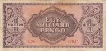 Hungary 1 Milliard de pengo - Head of woman - Serial R - 1946