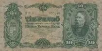 Hungary 10 Pengo - De&aacute;k Ferenc - Parliament - 1929