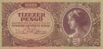 Hungary 10000 Peng&ouml; - Portrait of a Woman - 1945