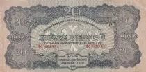 Hungary 20 Pengo - Russian occupation - 1944 - Serial BO - P.M6b
