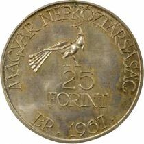 Hungary 25 Silver Forint, Zoltan Kodaly - 1967 BP Budapest