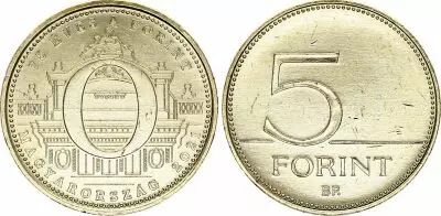 Coin Hungary 5 Forint - 75th anniversary of the introduction of the ...