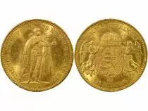 Hungary Francis Joseph I - 20 Gold Korona - 1897 Kremnica