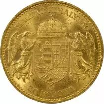 Hungary Francis Joseph I - 20 Gold Korona - 1897 Kremnica