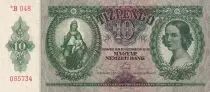 Hungr�a 10 Pengo - Patrona Hungariae - Equestrian statue of St. Stephan - 1936 - * - P.113