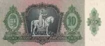 Hungr&iacute;a 10 Pengo - Patrona Hungariae - Equestrian statue of St. Stephan - 1936 - * - P.113