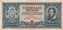 Hungr&iacute;a 10.000.000 Pengo - Kossuth - 1945 - Serial O.193 - P.123