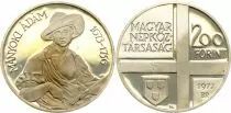 Hungr&iacute;a 200 Forint - &Aacute;d&aacute;m M&aacute;nyoki - 1977 - Silver
