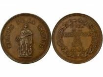 IInd Republic - Copper Medal, F&ecirc;te de la Concorde - 1848