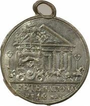 IInd Republic - Tin Medal, National Day - May 14th, 1848