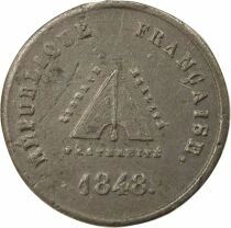 IInd Republic, Ledru Rollin - Tin Medal - 1848