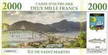 Il Santo Martin 2000 Francs - Barracuda - Francis Drake - 2018