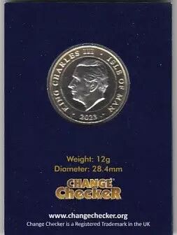 Ile de man 2 pounds - Charles III - No�l - 2023 - FDC