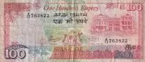Ile Maurice 100 Rupees - Parlement - Paysage - 1986 - P.38