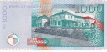 Ile Maurice 1000 Rupees -  Sir Charles Gaetan Duval - Maisons,  jardin - 2020 - P.NEW