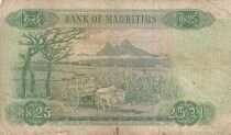 Ile Maurice 25 Rupees - Elisabeth II - 1967 - S&eacute;rie A.11