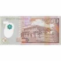 Ile Maurice Lot 3 billets 25  50 et 500 Roupies REP. DE MAURICE