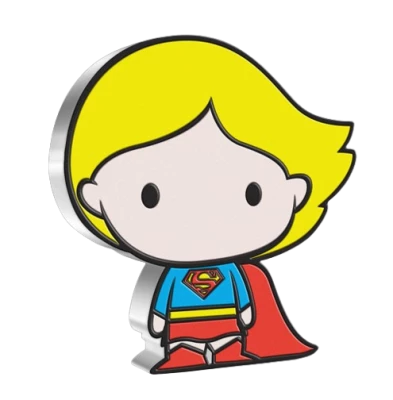 Ile Niue 2 Dollars - 1 Once Argent - Chibi Coin DC Comics Supergirl - 2021