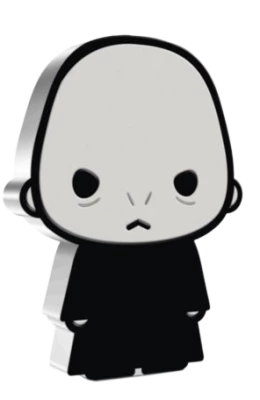 Ile Niue 2 Dollars - 1 Once Argent BE - Chibi Lord Voldemort Harry Potter - 2021