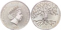 Ile Niue 2 Dollars - 1 Once Elisabeth II - Arbre de Vie - Argent 2021