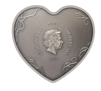 Ile Niue 2 Dollars - Argent 1 oz BE- L\'&eacute;trange No&euml;l de Mr.Jack \'Love is Eternal\' - 2021