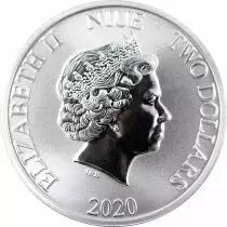 Ile Niue Jurassic Park - 1 Once Argent 2020 Niue