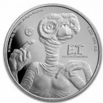 Ile Niue Les 40 ans de E.T. L\'Extra-Terrestre - 1 Once Argent 2022 Niue