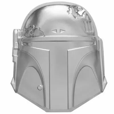 Ile Niue Pi�ce STAR WARS ? - Casque Bobba Fett ? 2 onces argent