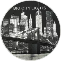 Iles Cook New York - Les lumières de la Grande Ville - 1 Once Argent Îles Cook 2022