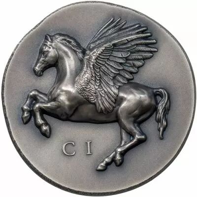 Iles Cook P�gase (finition antique) - 1 Once Argent 2022 �les Cook
